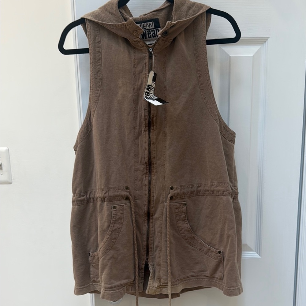 Brown Relaxed Hoodie